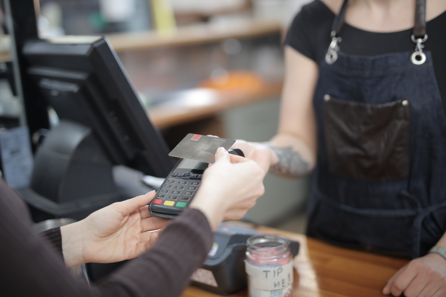 Person Holding Credit Card